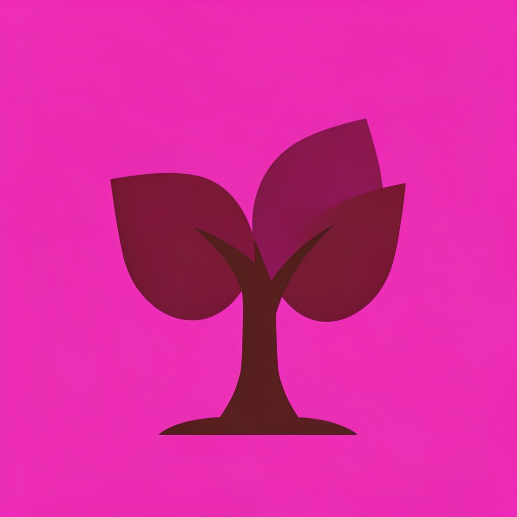 Illustration plate représentant l'adhésion à un club de dégustation de chocolat, avec des tons rose, violet et brun évoquant la convivialité